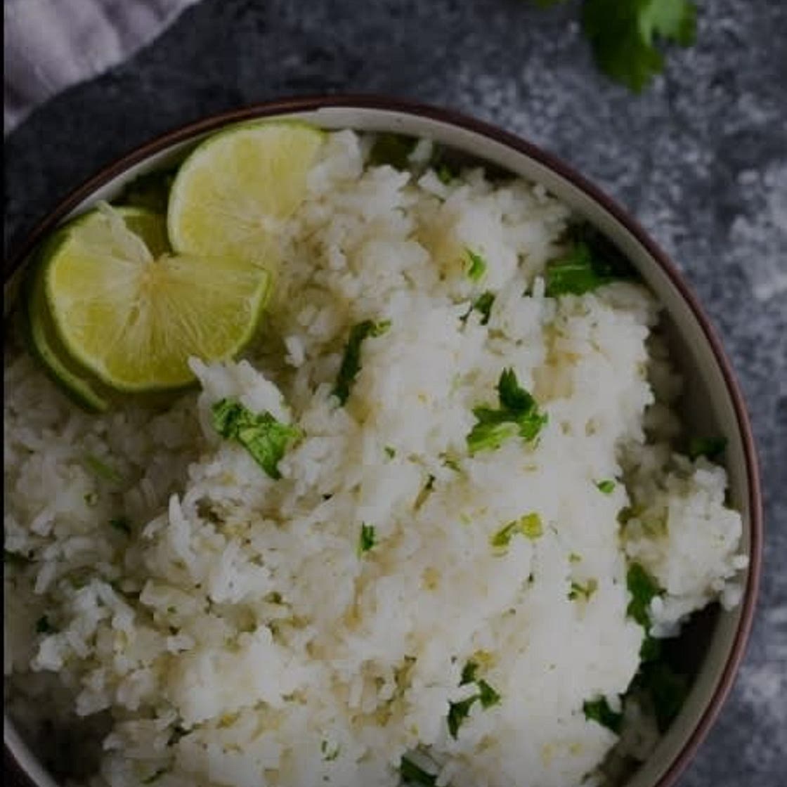 Rice Cooker Cilantro Lime Rice