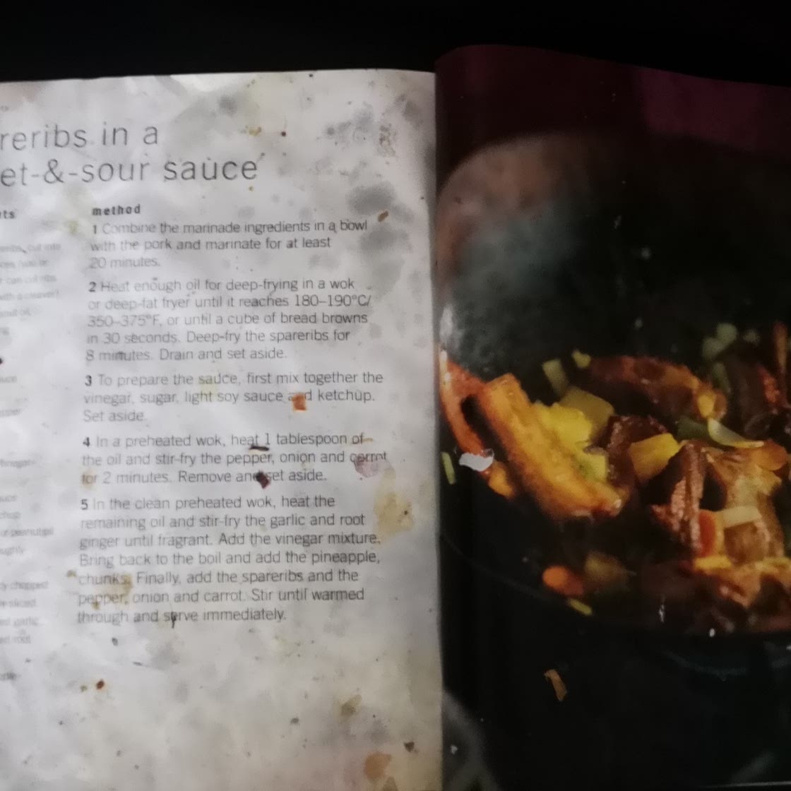 BOOK - WOK & STIR FRY - P26 - SpareRibs & Sour Sance