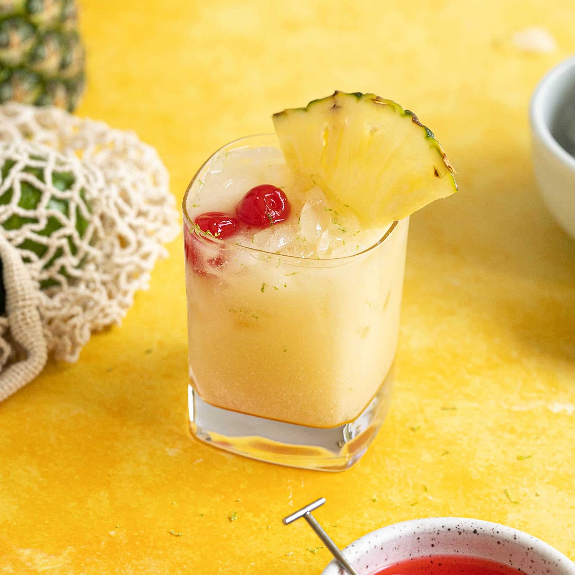 Pina Colada on the Rocks