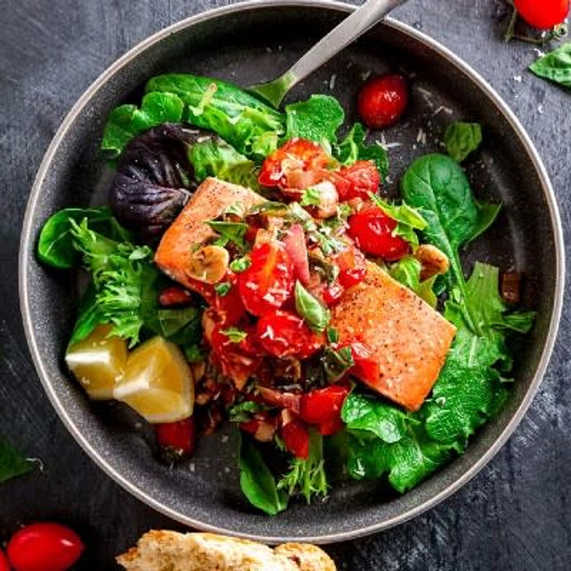Salmon Bruschetta