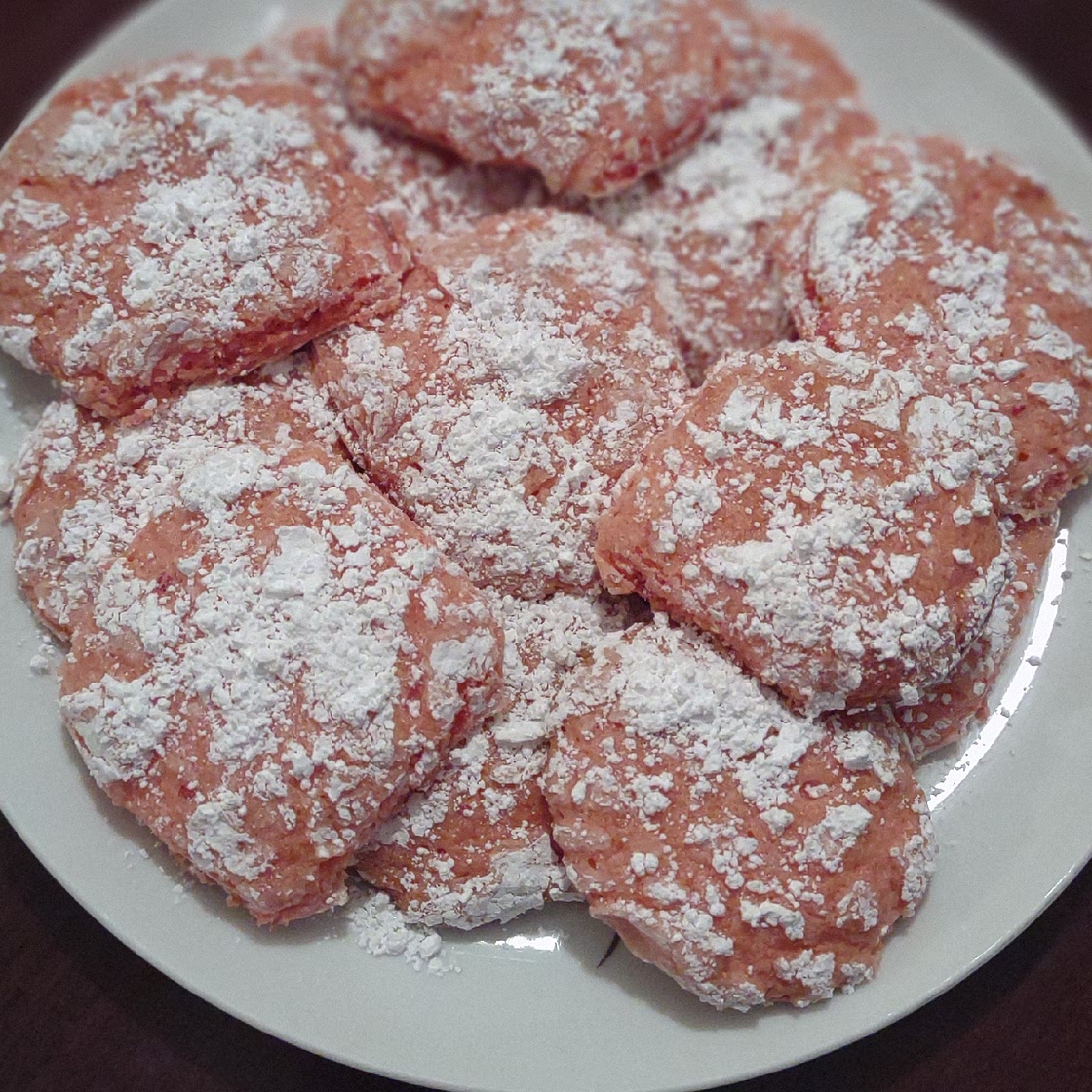 Strawberry Cool Whip Cookies