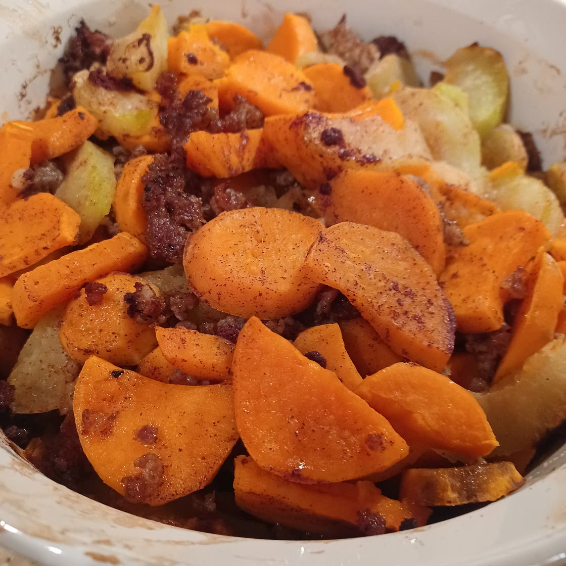Sausage - Sweet Potato Bake
