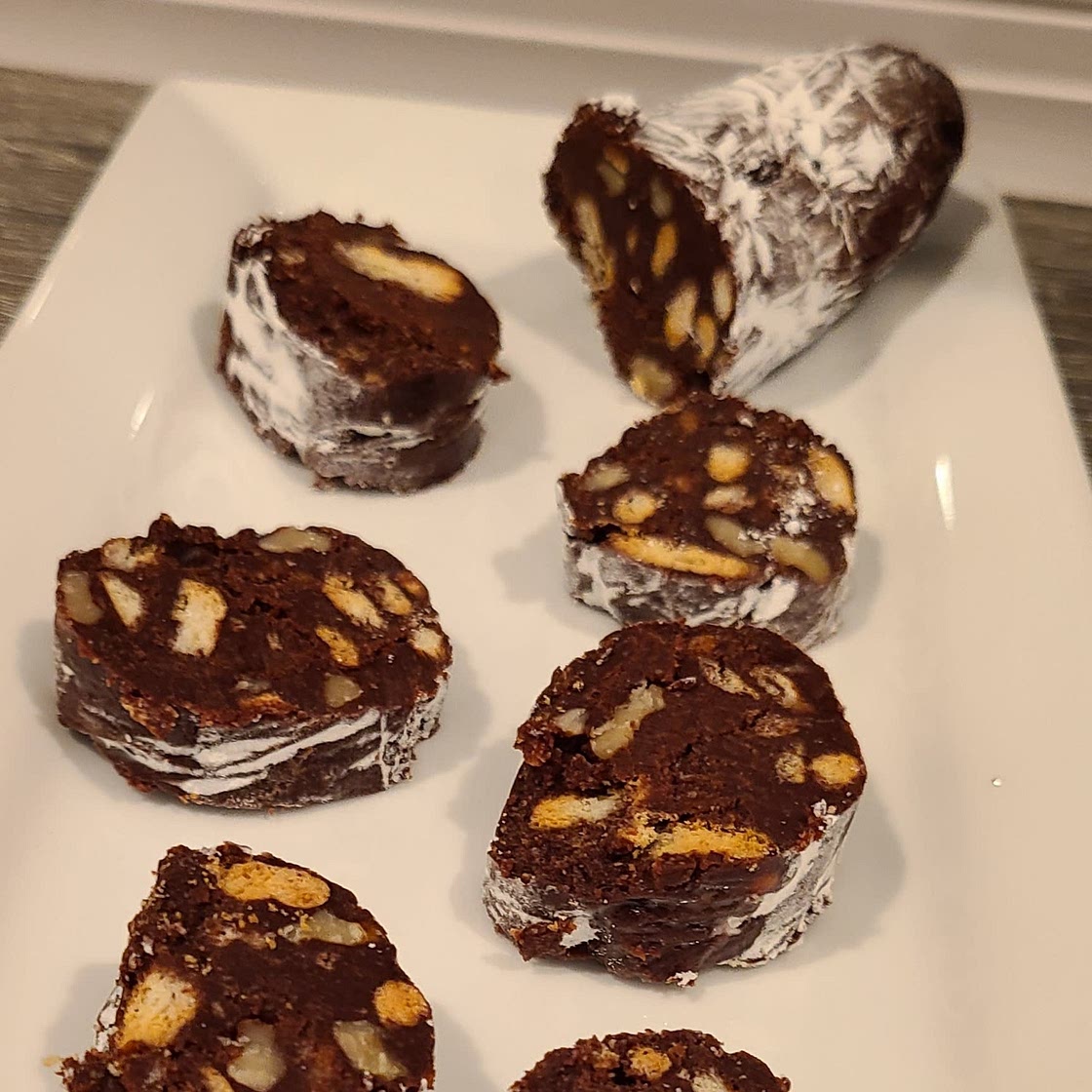 Chocolate Dessert Salami