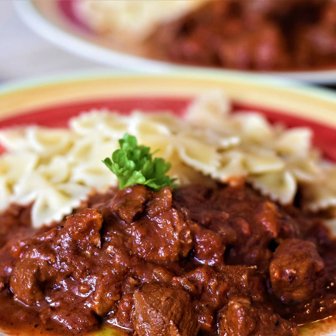 Vegetarisches Gulasch