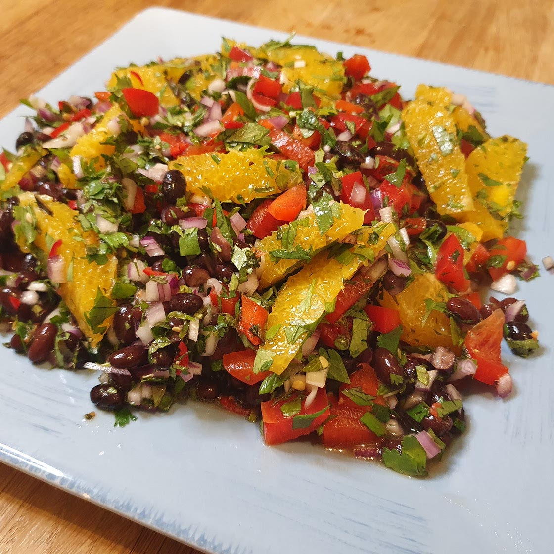 BLACK BEAN AND ORANGE SALAD