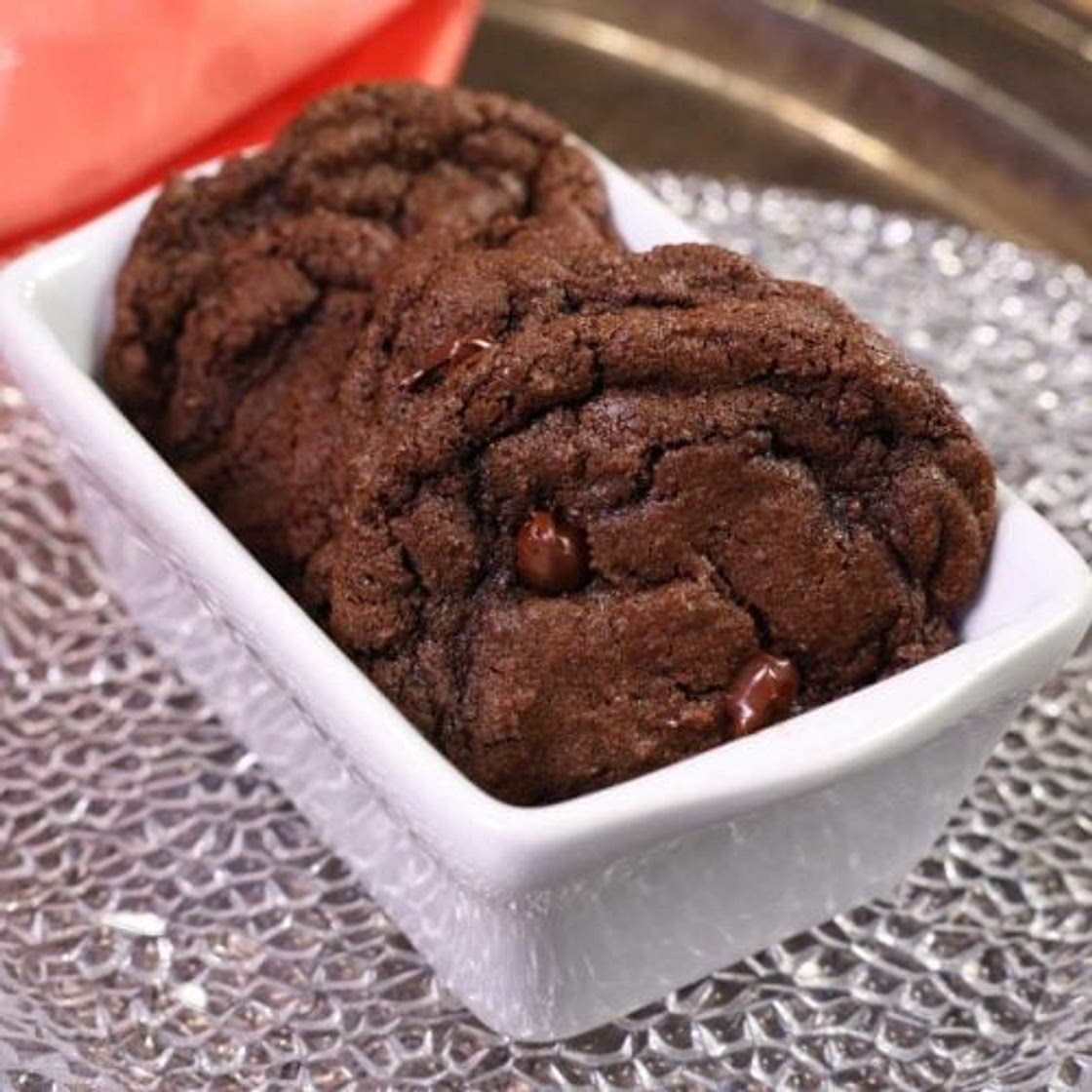 Small Batch Double Chocolate Chip Cookies