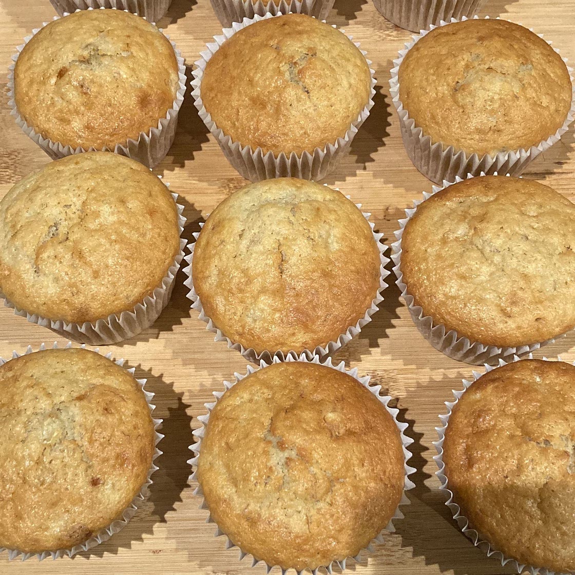 Easy banana muffins
