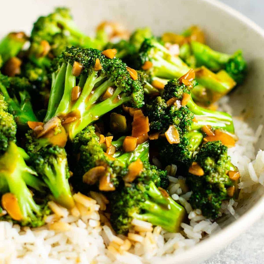 Broccoli with Garlic Sauce