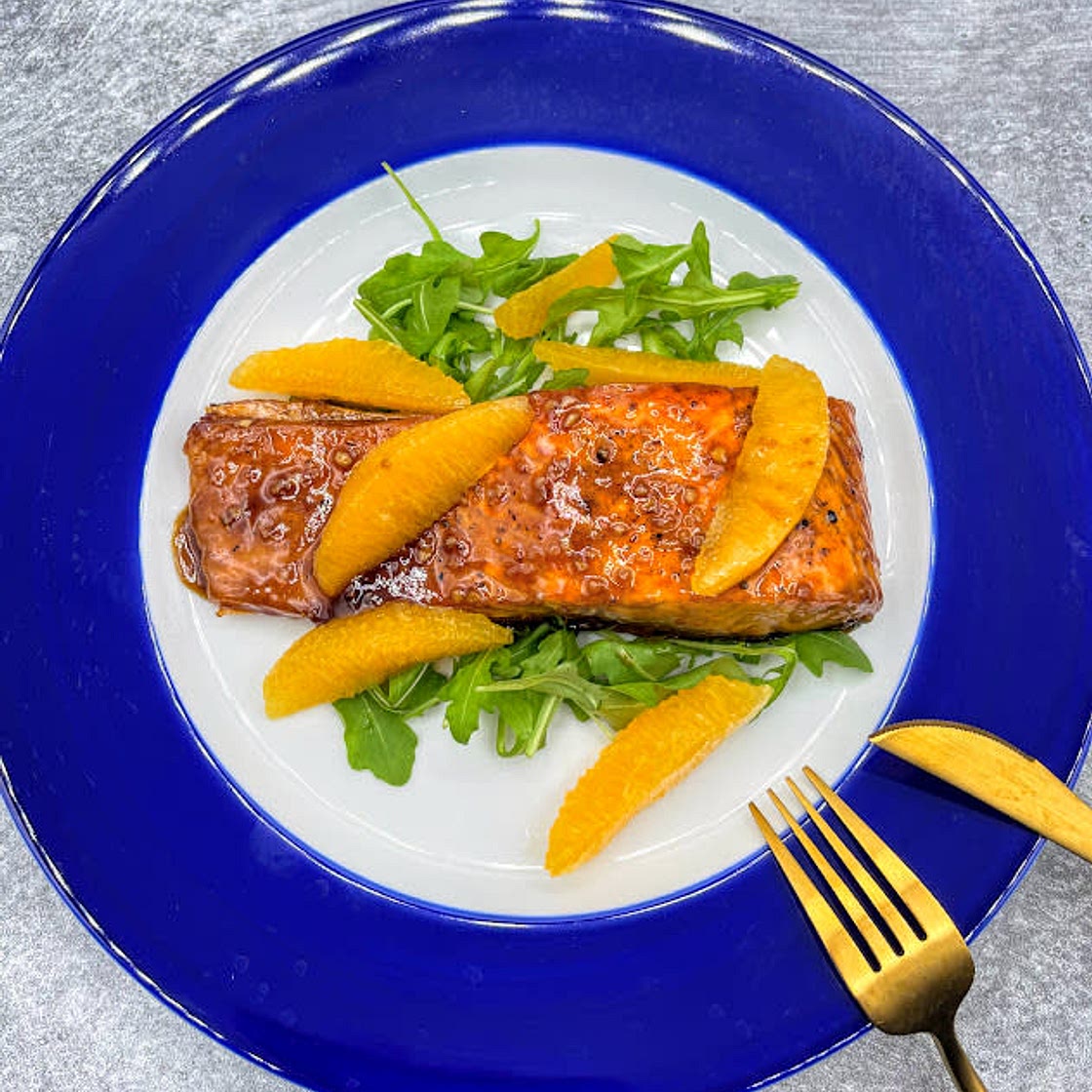 Orange Glazed Salmon