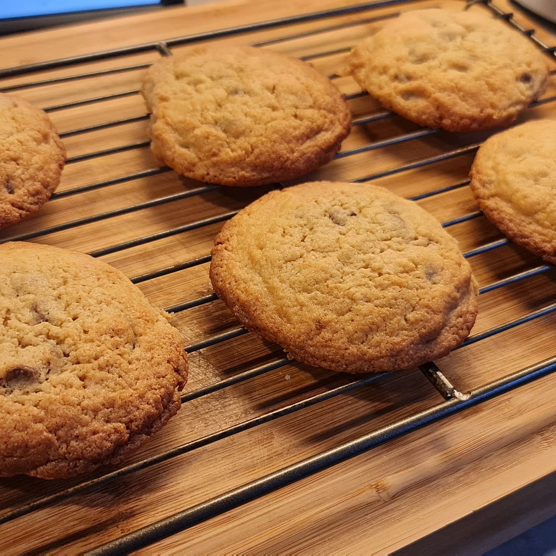 Chewy chocolate chip cookies