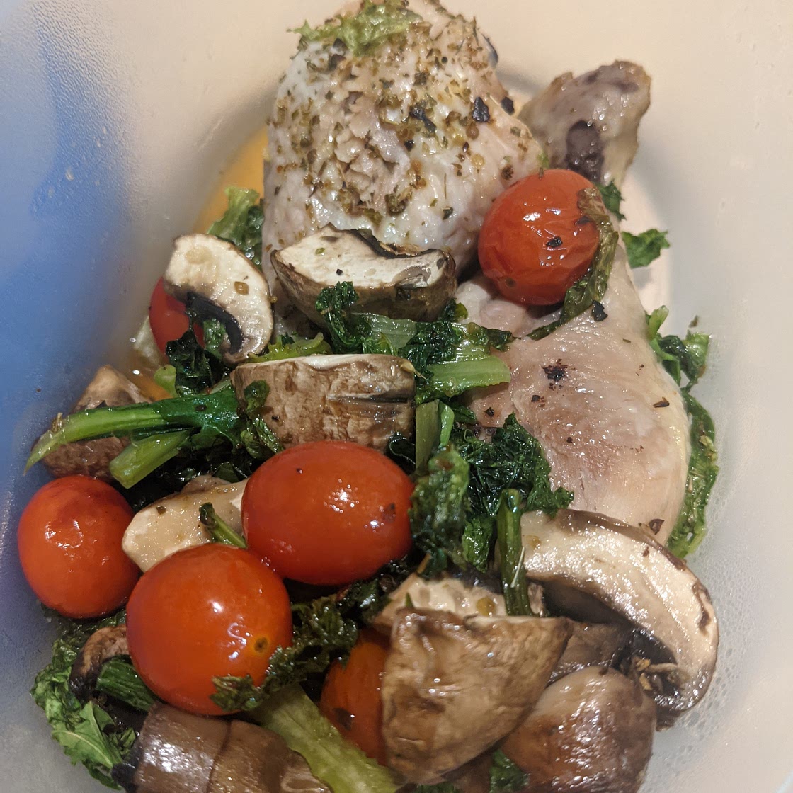 Roast Chicken And Vegetables