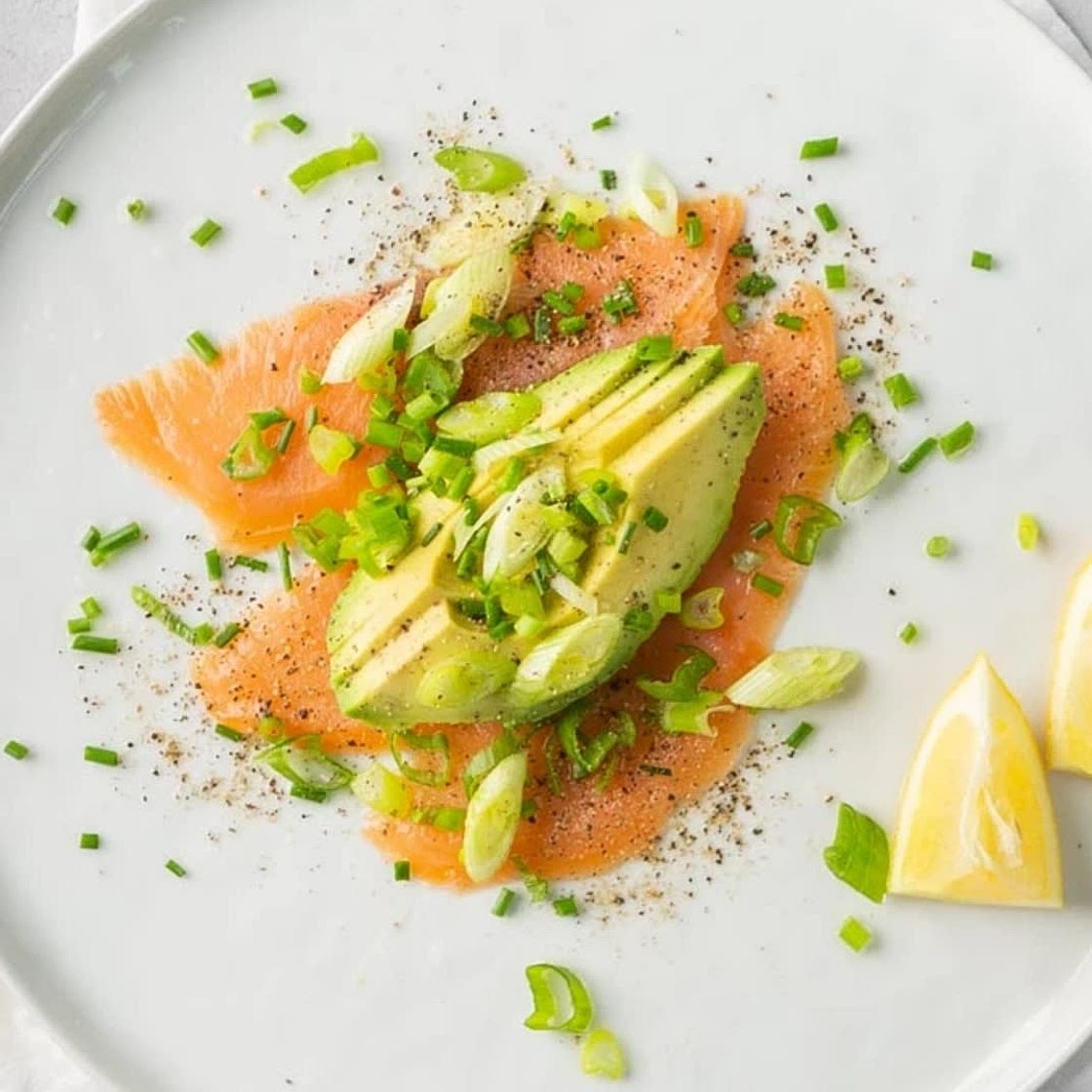 Salmon Protein plate