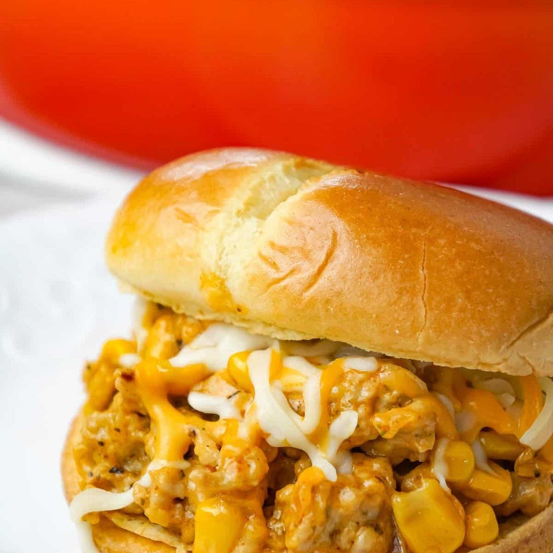 Cajun Chicken Sloppy Joes
