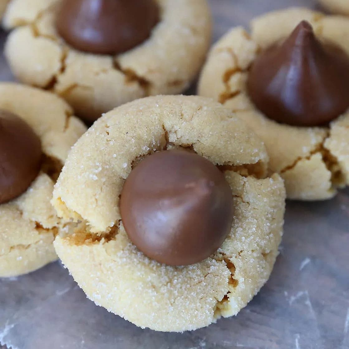 Easy Peanut Butter Cake Mix Cookies