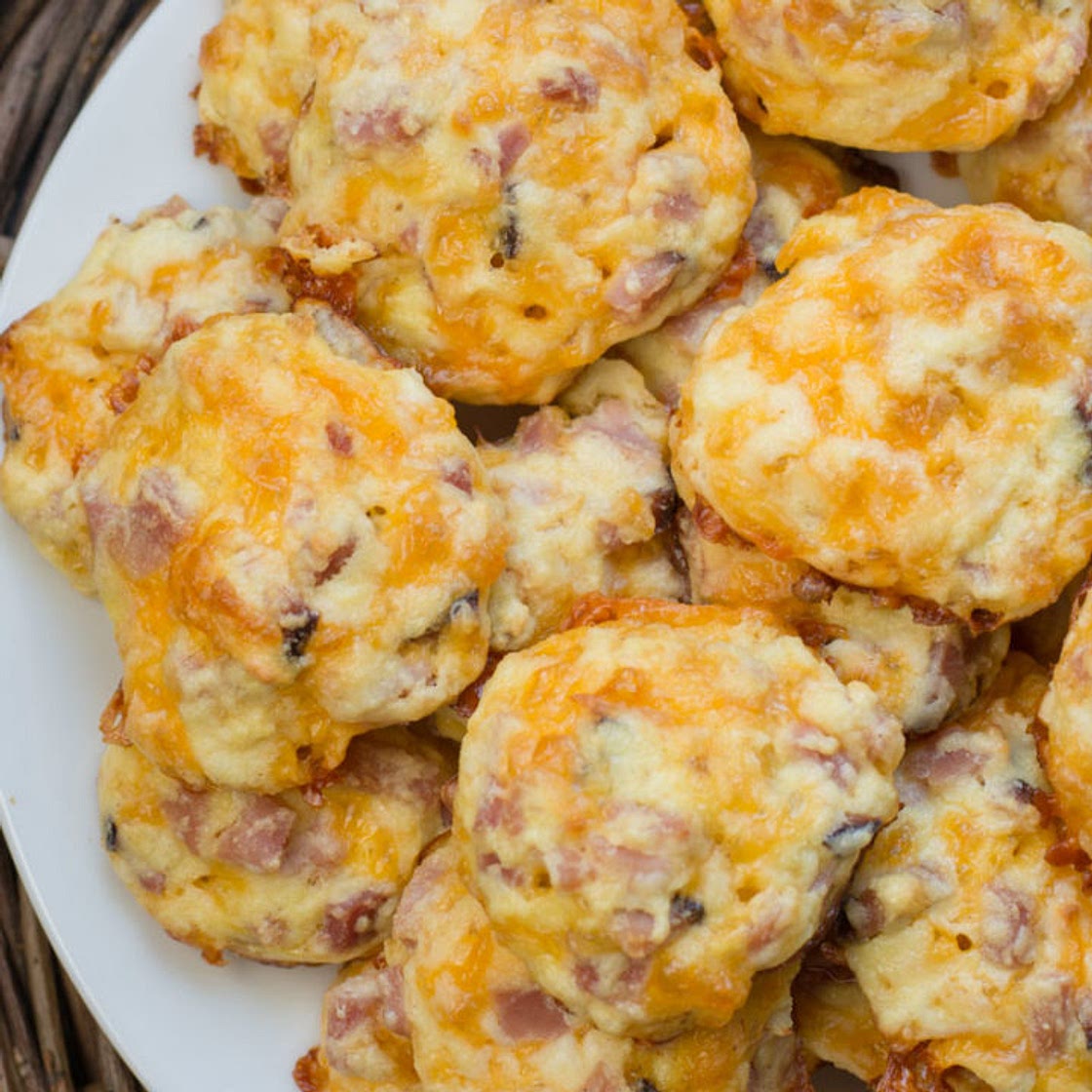 Keto Ham and Cheese Bites