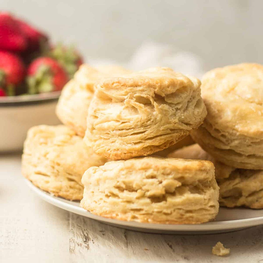 Fluffy Vegan Buttermilk Biscuits