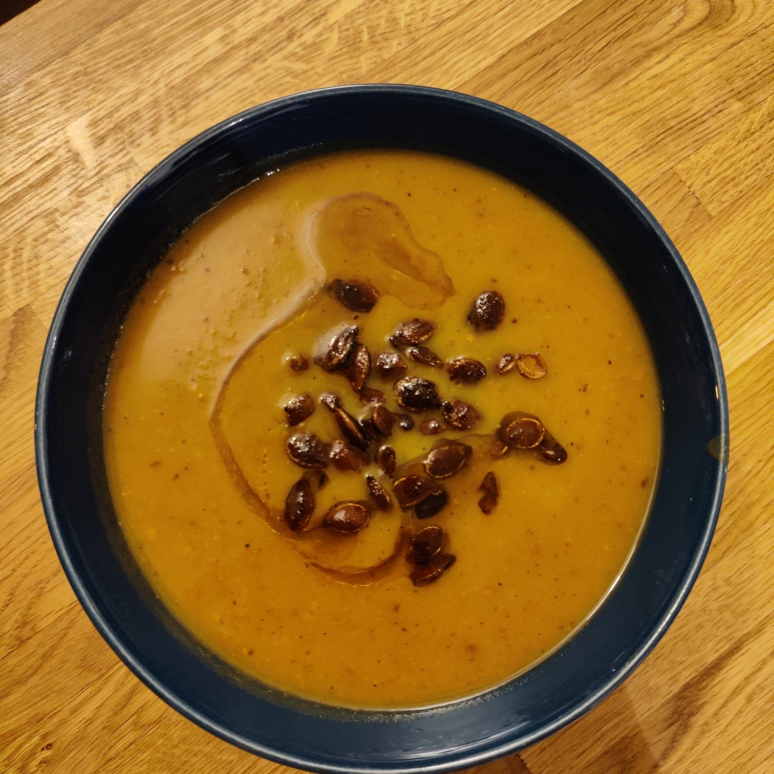 Pumpkin and Sweet Potato Soup