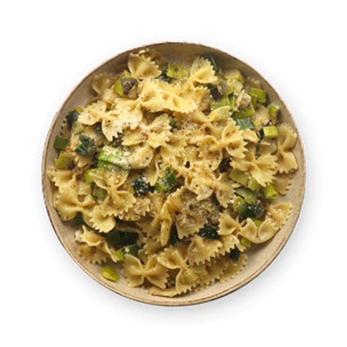 Farfalles & fondue de poireaux