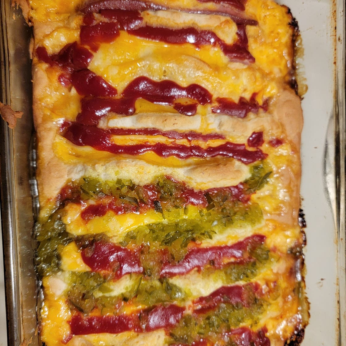Hot Dogs in a Loaf Pan