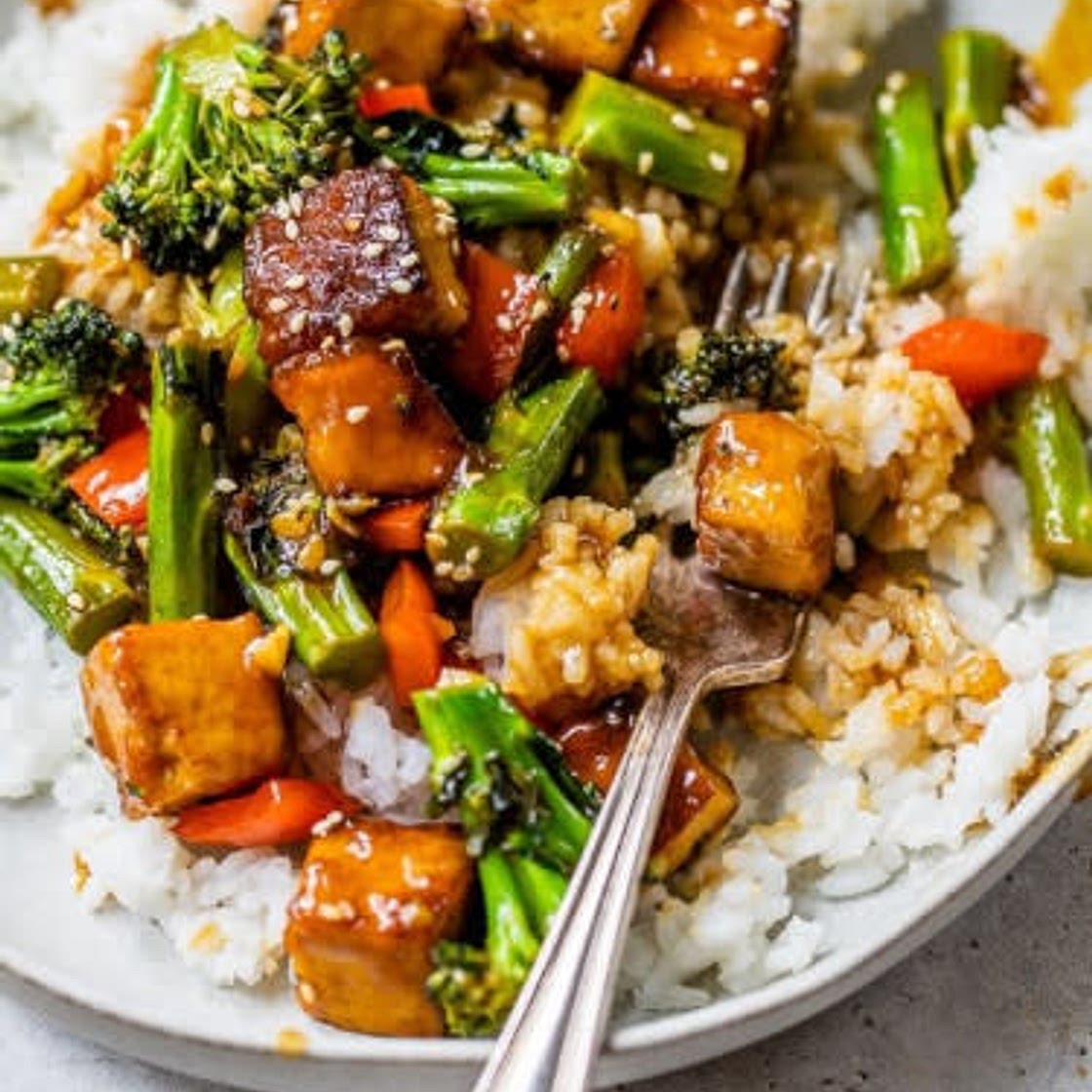 Sesame Soy Tofu Stir Fry 