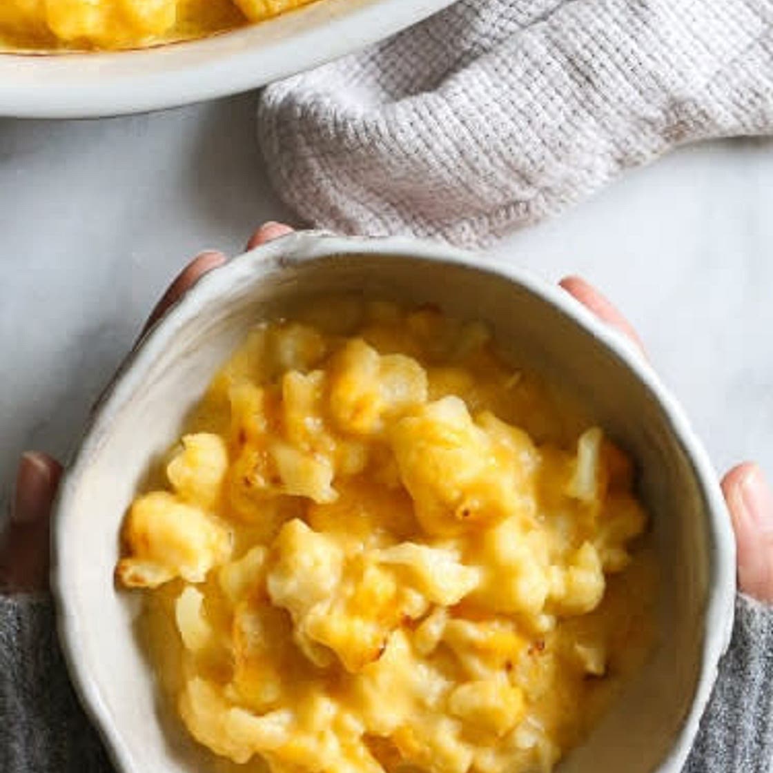 Cauliflower “Mac” and cheese