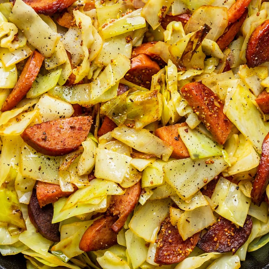 30-Minute Kielbasa and Cabbage Skillet