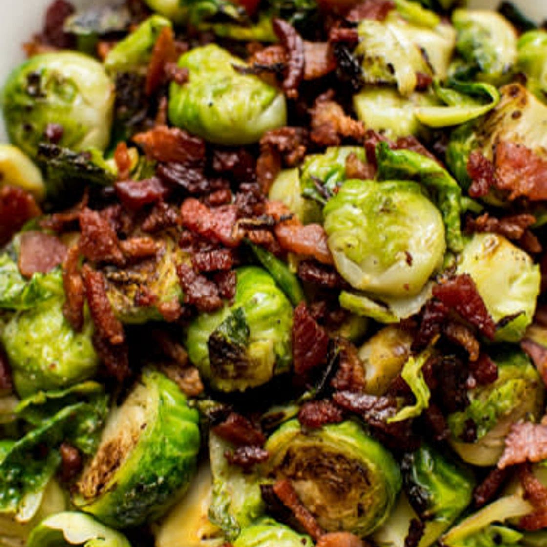 Sweet and Spicy Brussels Sprouts