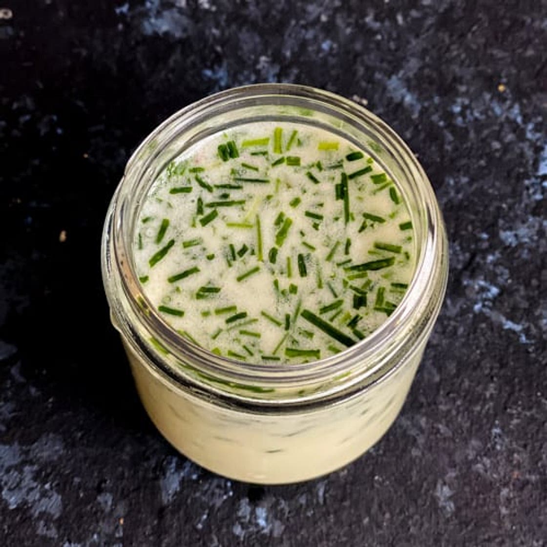 Creme Fraiche and Chives Dressing