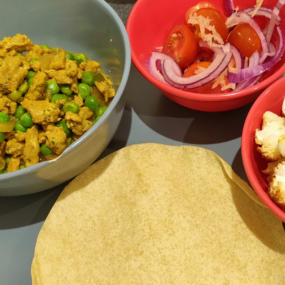 Turkey keema curry