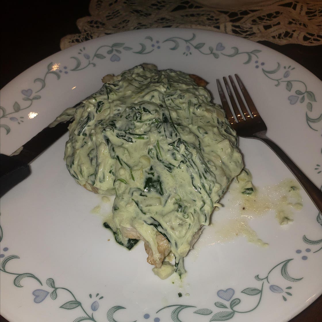 Keto Spinach-Artichoke Chicken