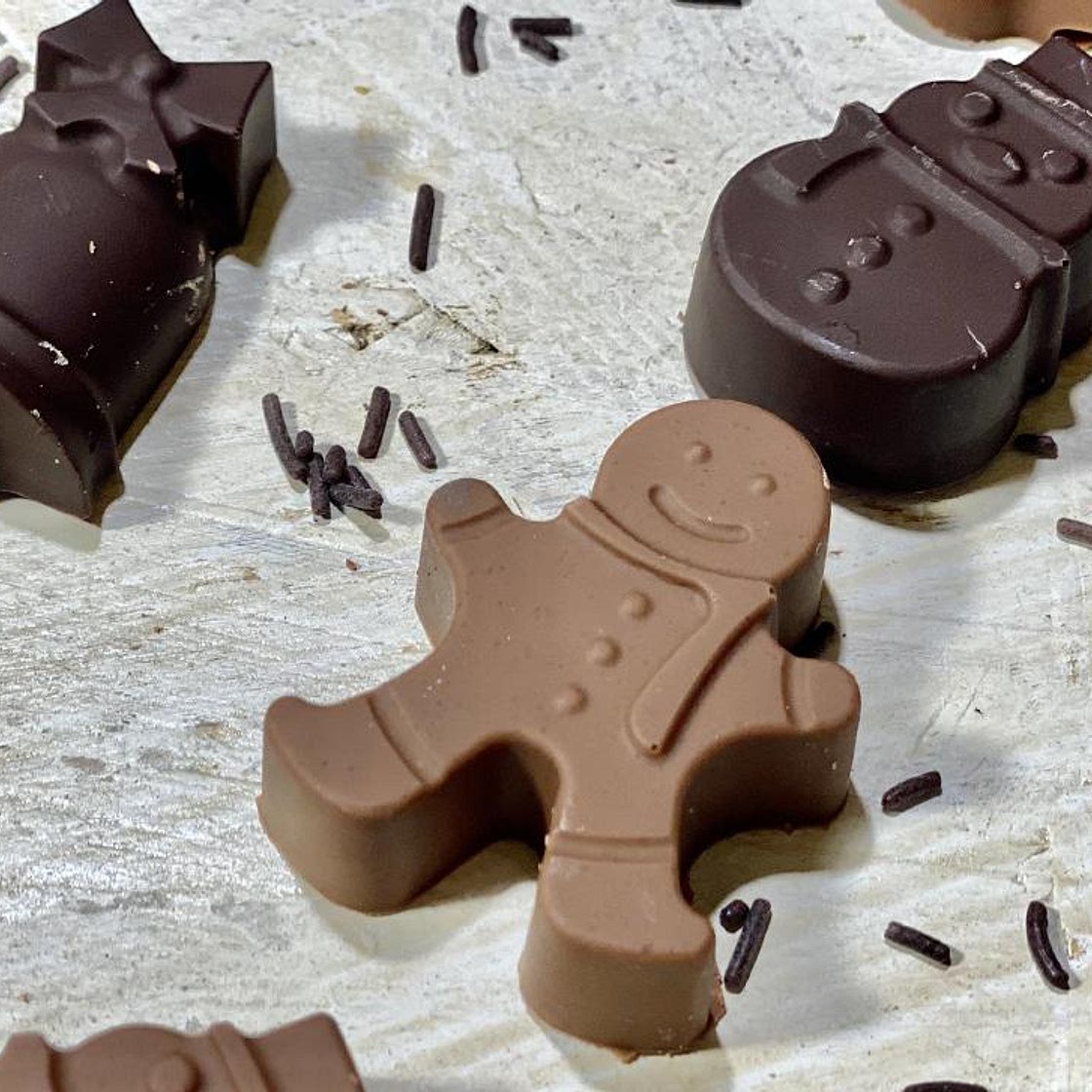 Recette de Chocolats de Noël sans sucre