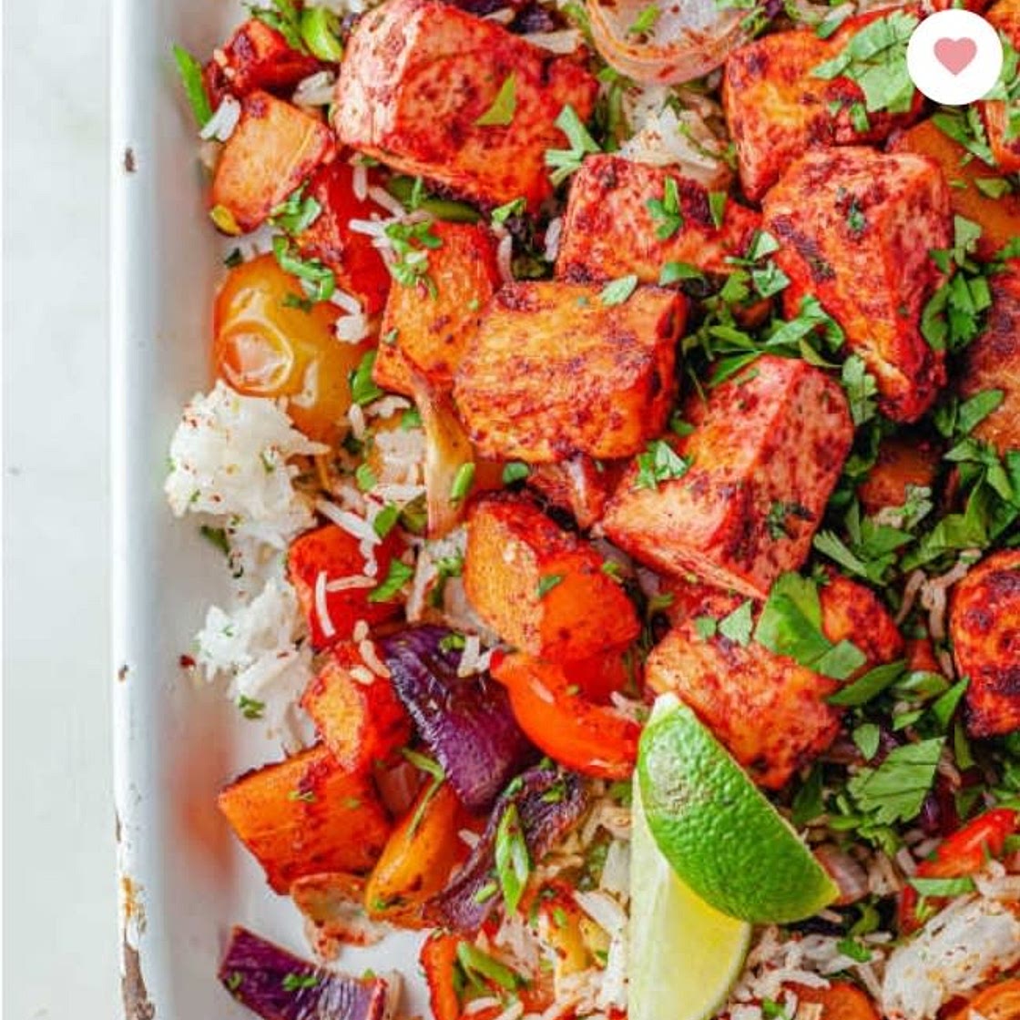 Tandoori Tofu Traybake