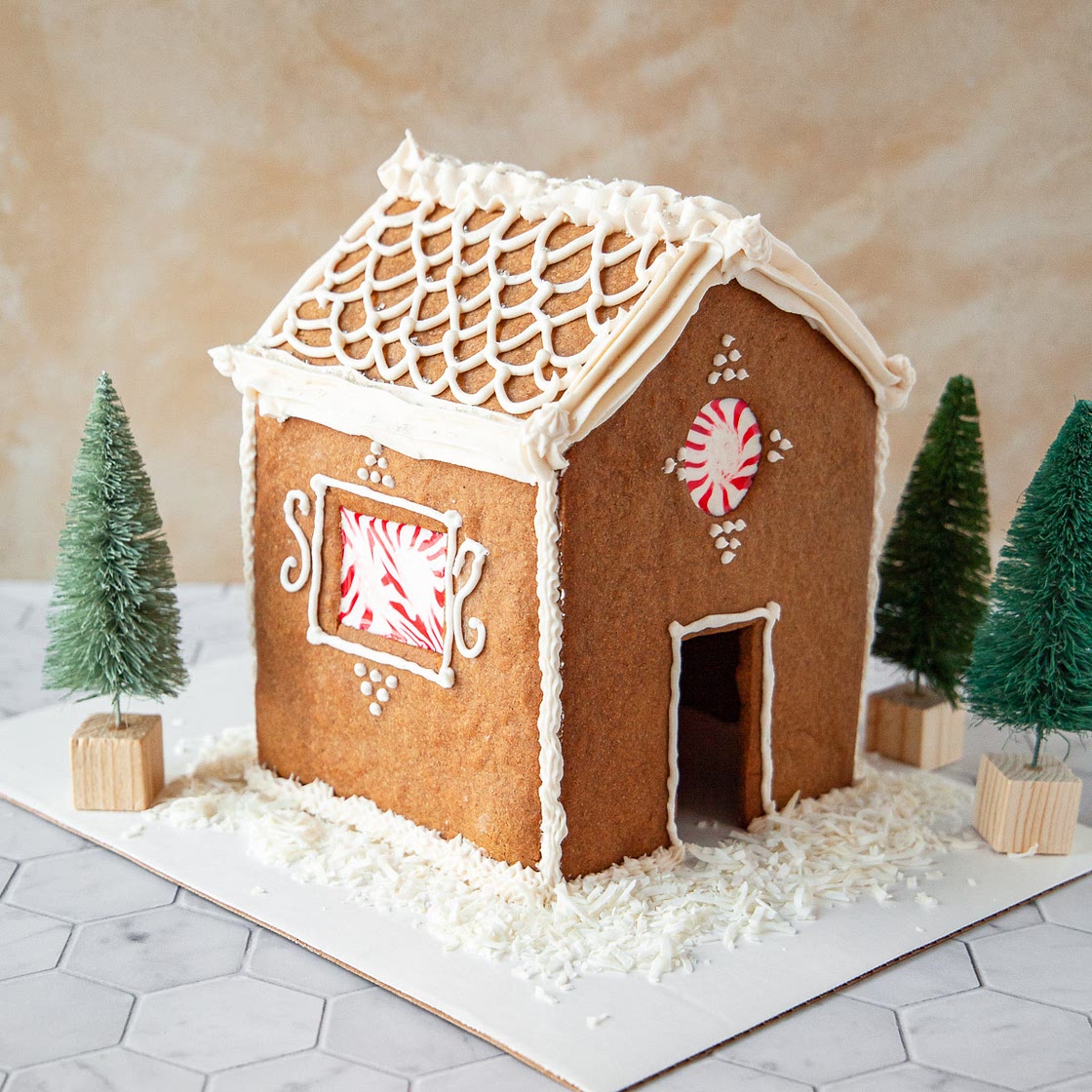 Gluten Free Gingerbread House (Vegan)