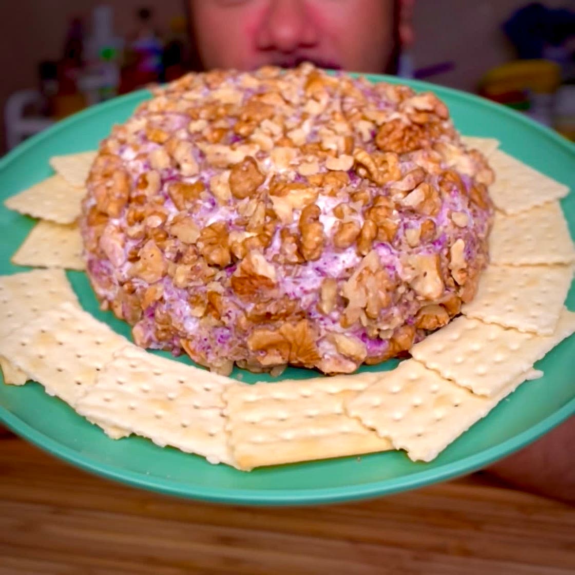 Ube Cheesecake Cheese Ball 