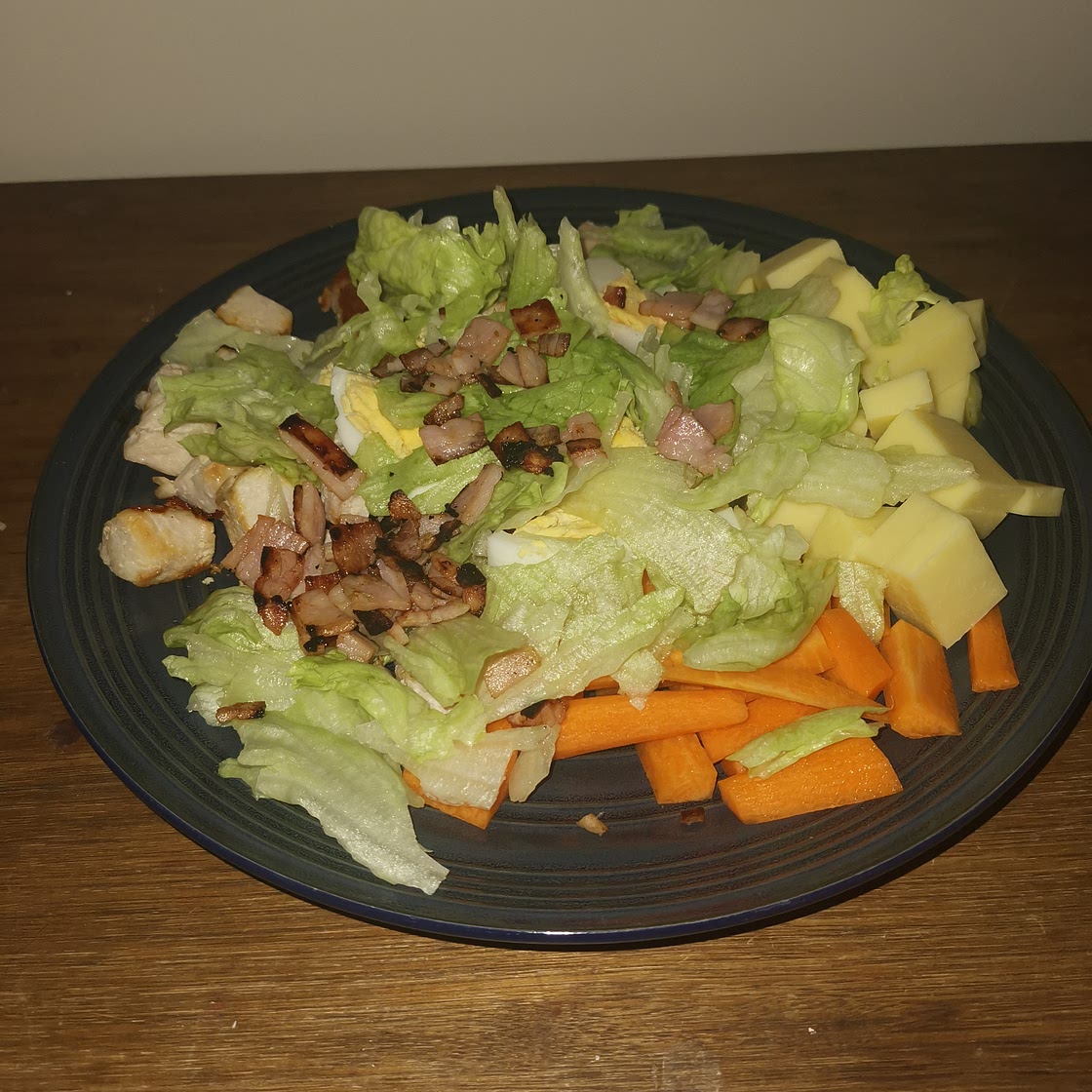 Healthy dinner salad