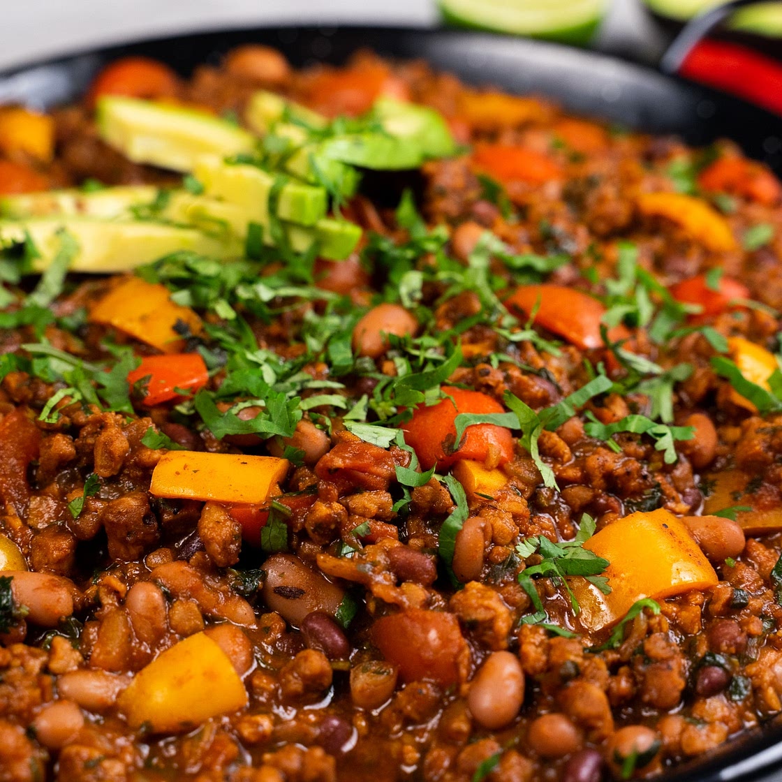 Three Bean Chilli Con Carne by Pureety