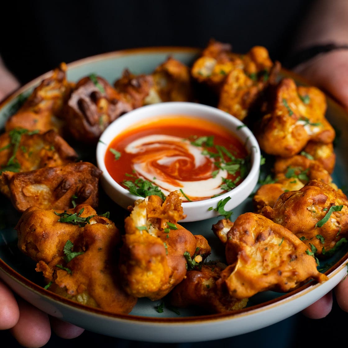 Spicy Salt & Pepper Cauliflower 'Wings' by Pureety