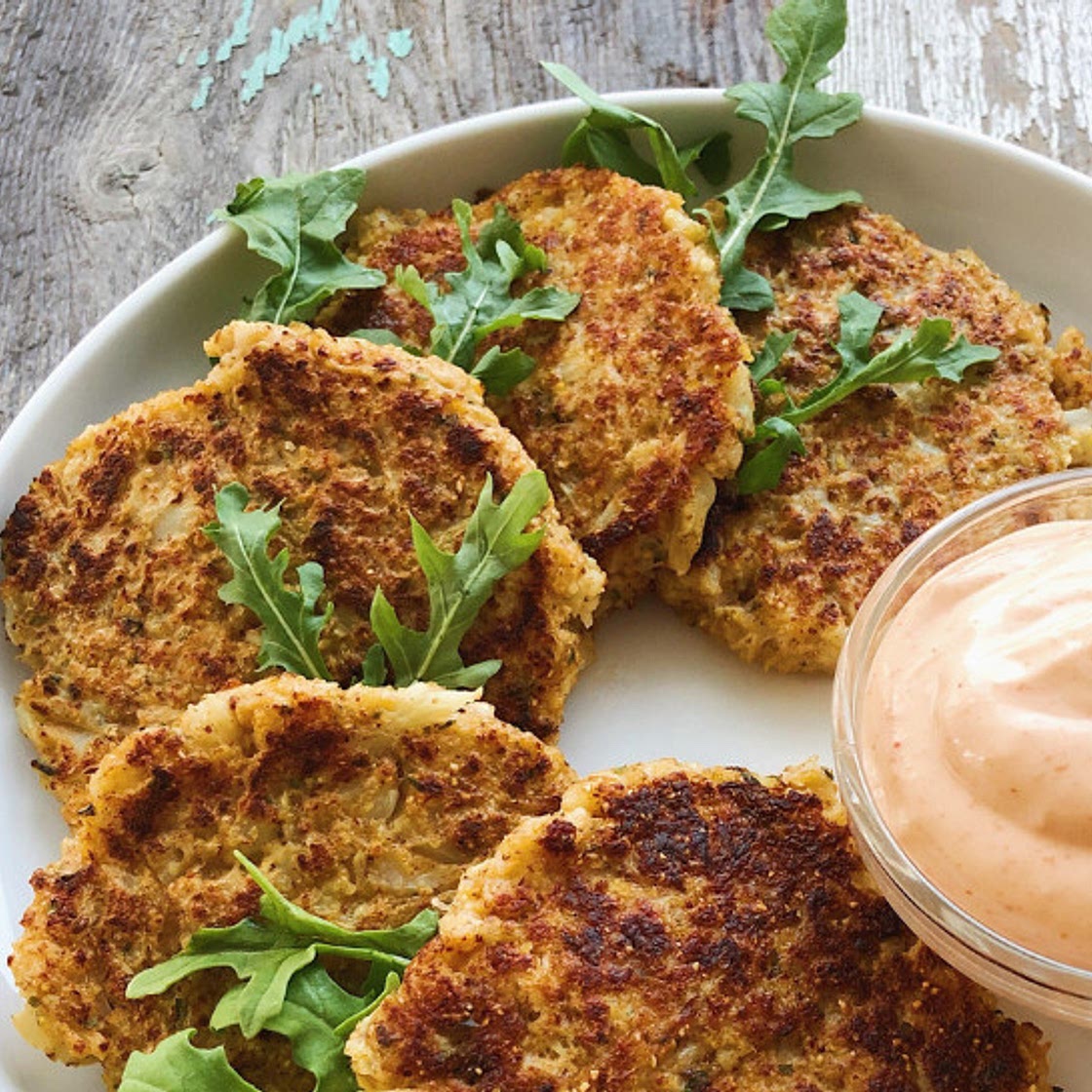 Crispy Cauliflower Fritters
