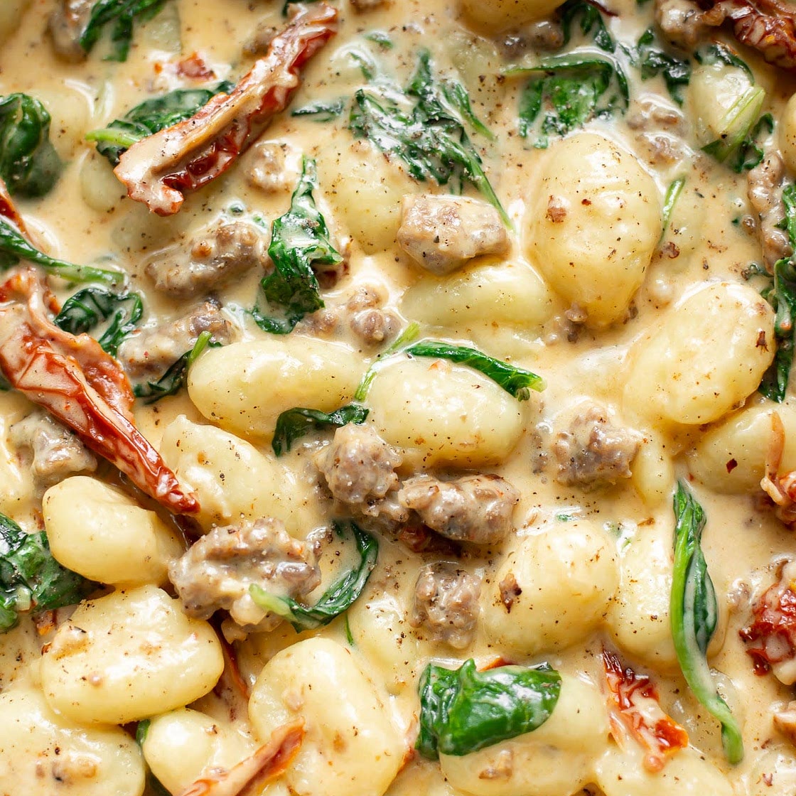 Creamy Tuscan Sausage Gnocchi
