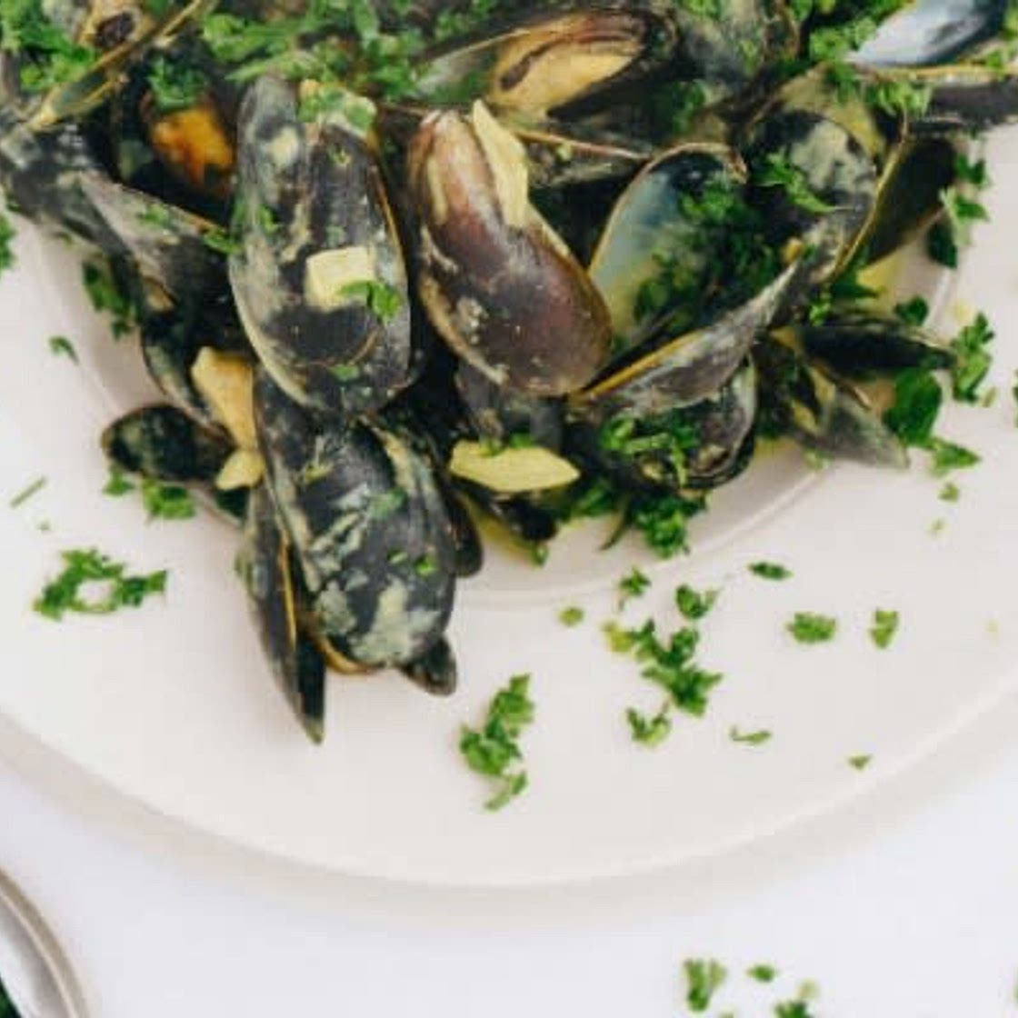 Mussels Garlic and Wine