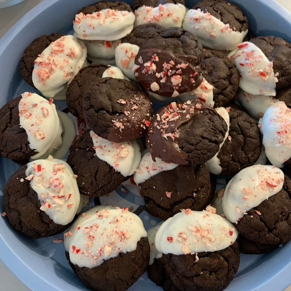 Peppermint Mocha Cookies
