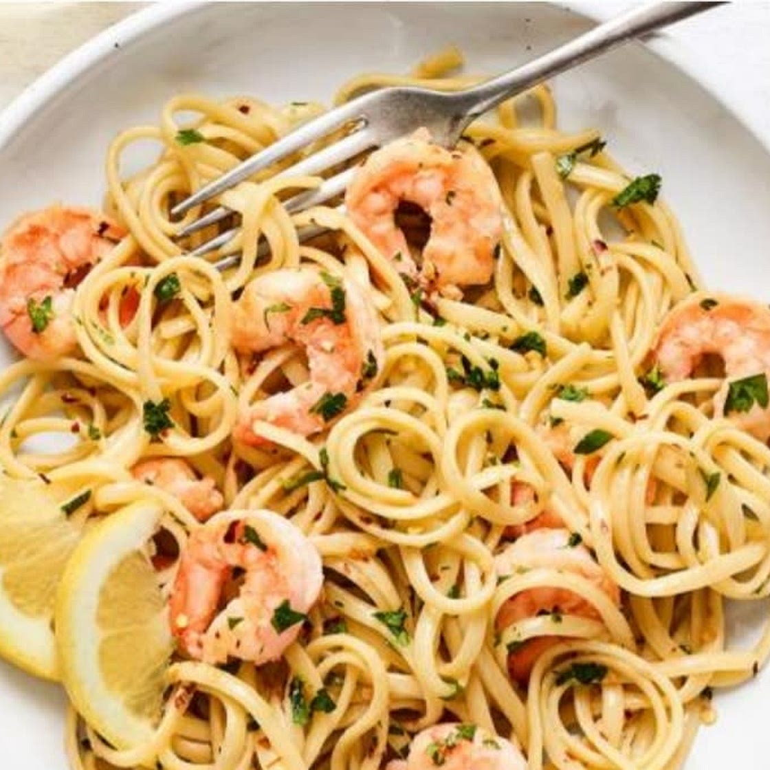 Shrimp scampi
