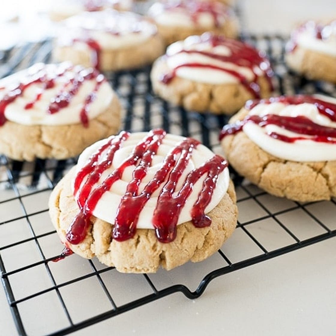 Copycat Crumbl Raspberry Cheesecake Cookie
