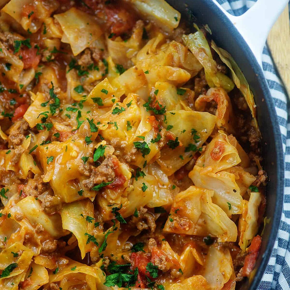Cheesy Cabbage Casserole