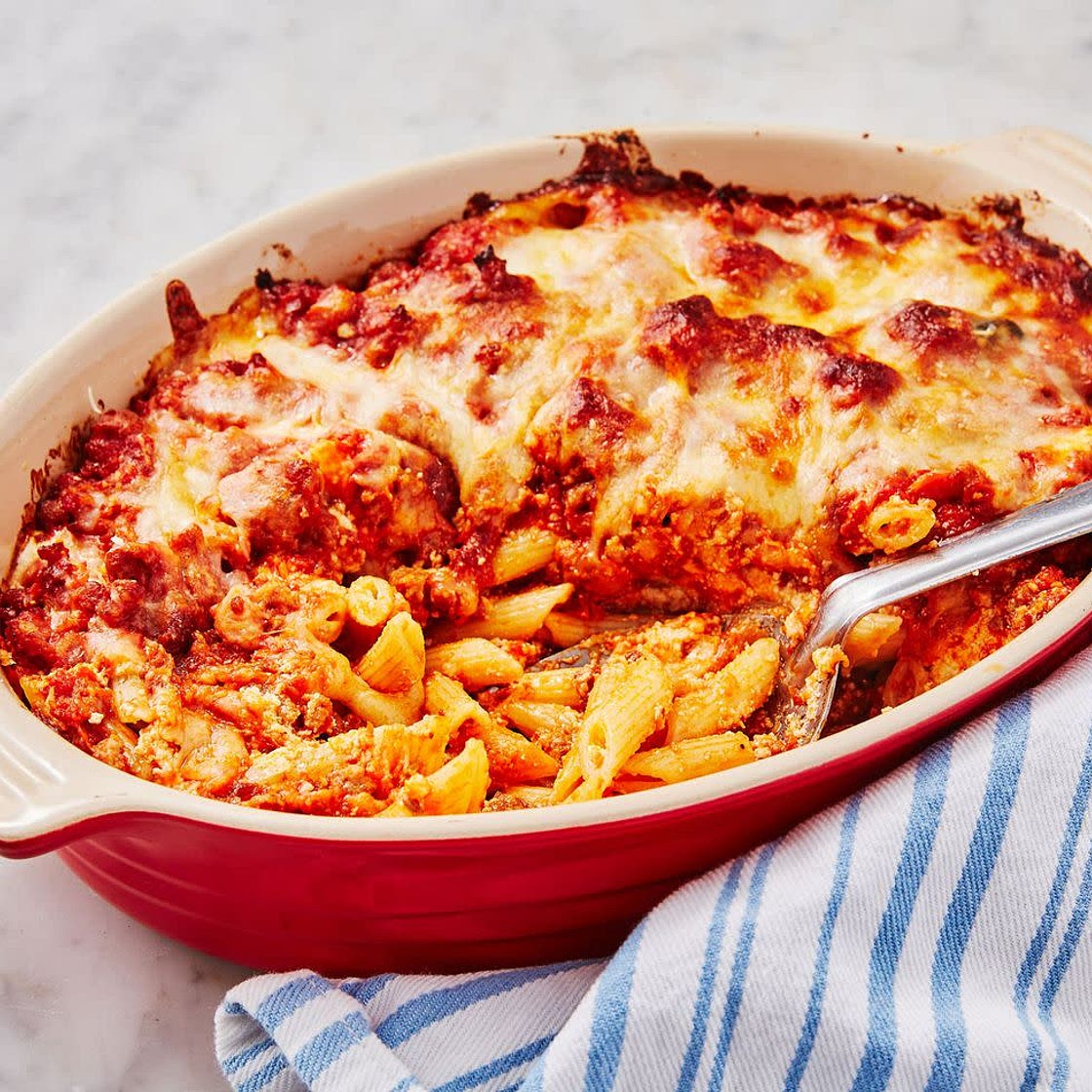 Pizza-Style Mostaccioli