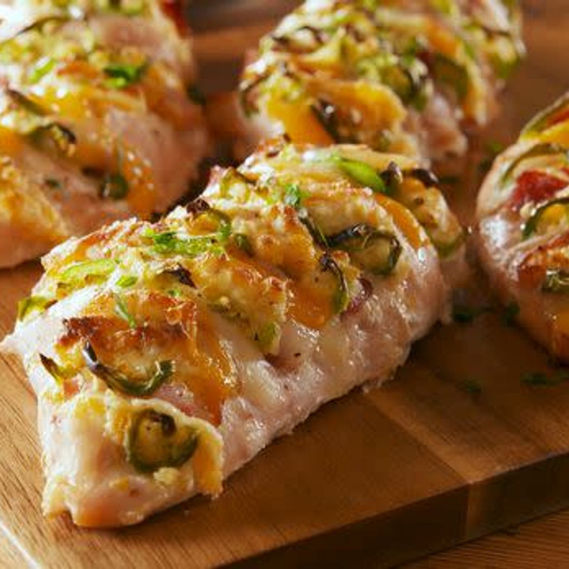 Jalapeno Cream Cheese Stuffed Chicken