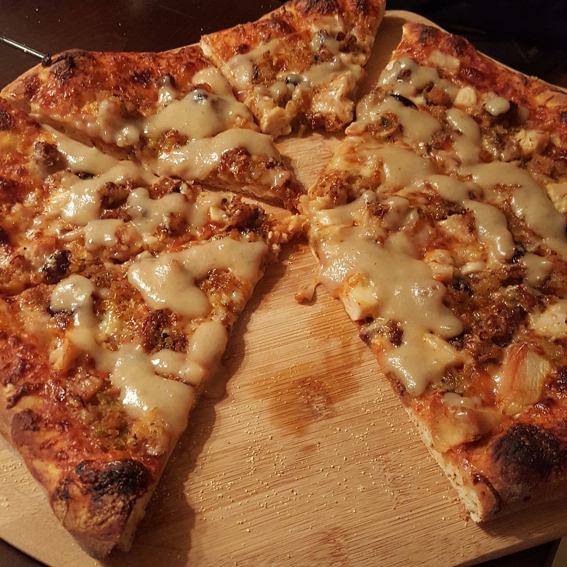 Thanksgiving Leftover Pizza