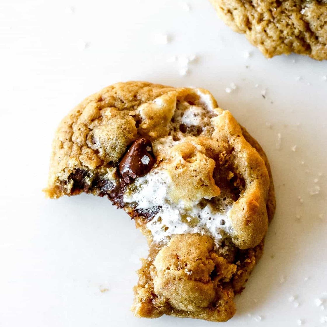 Chewy Gooey Sourdough S'mores Cookies (use your discard!)