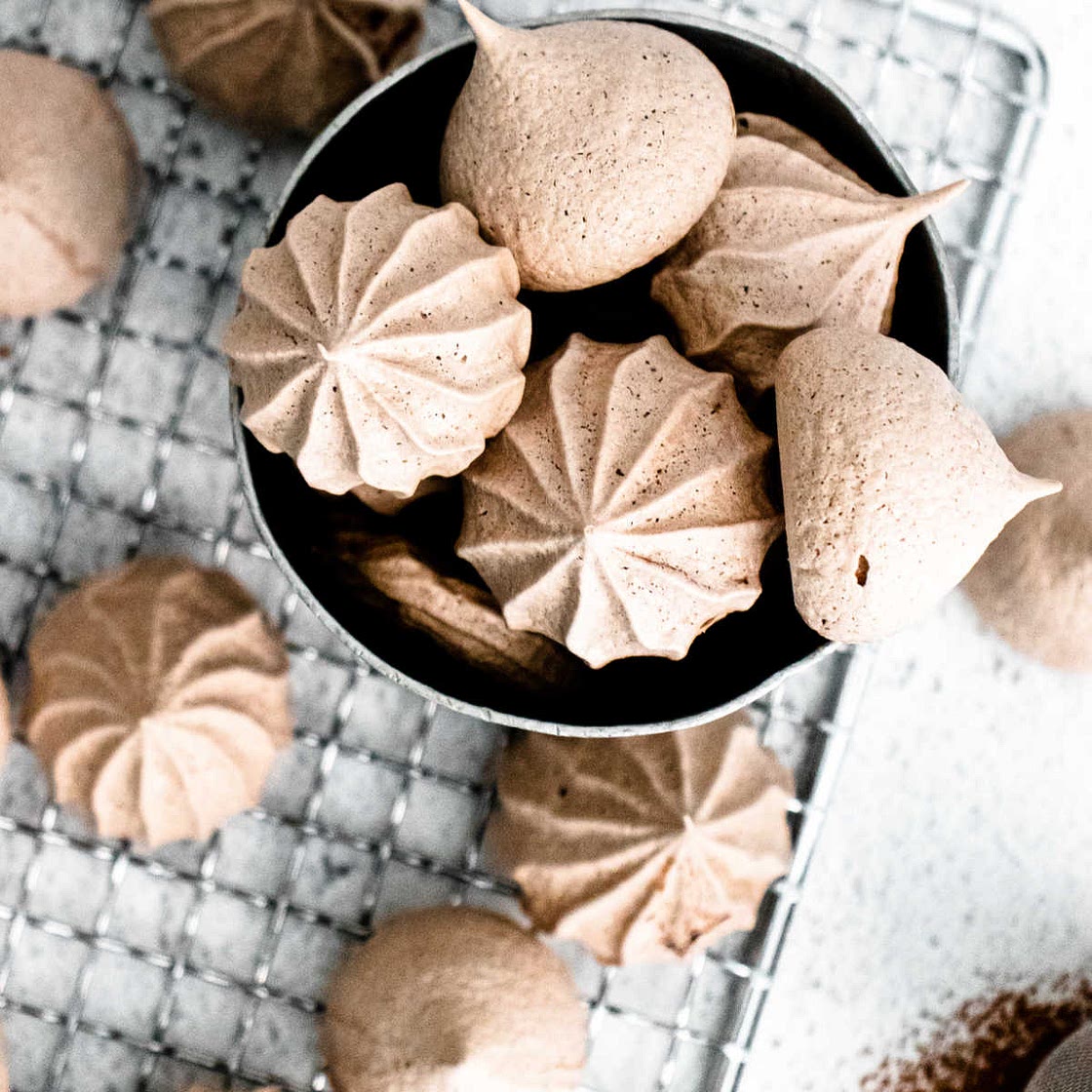 Chocolate Meringue Cookies