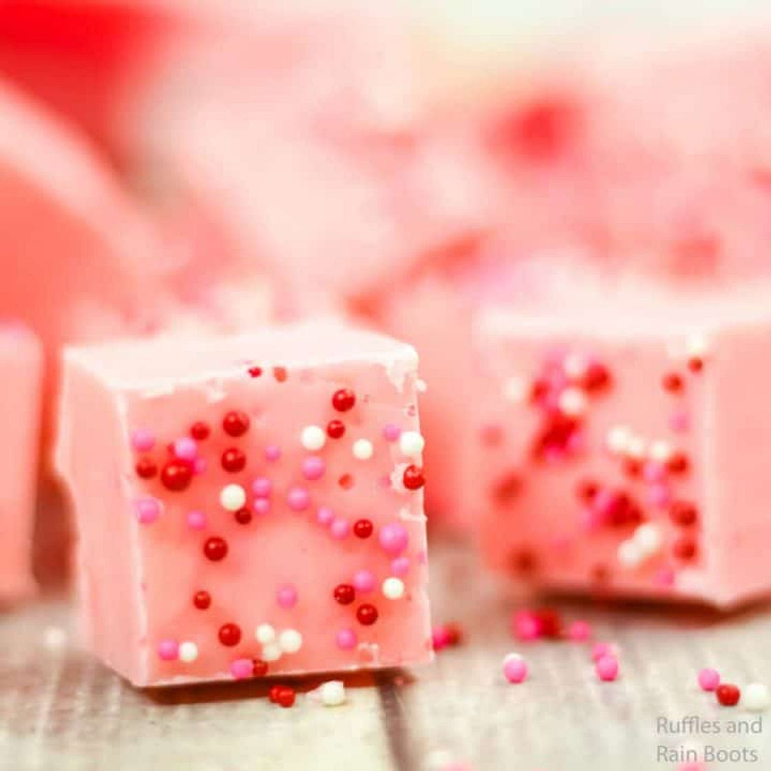 Pink Lemonade Fudge